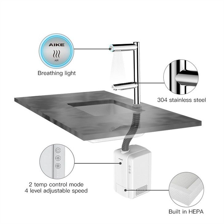 Коснитесь сушилки для рук AIKE AK7130_479  - Вид №4