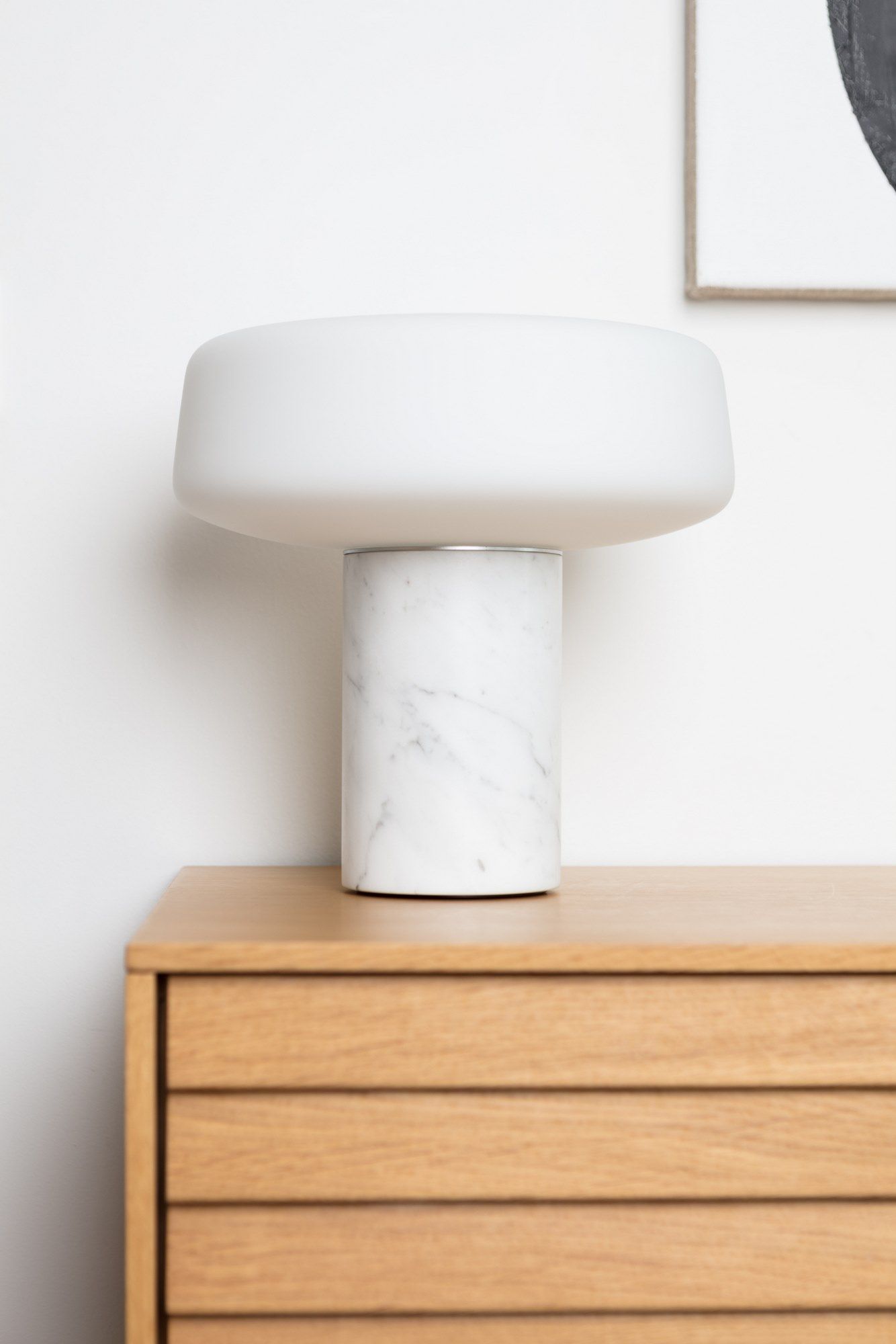 Светодиодная настольная лампа из каррарского мрамора Case SOLID ARCH-00053783 - Вид №3