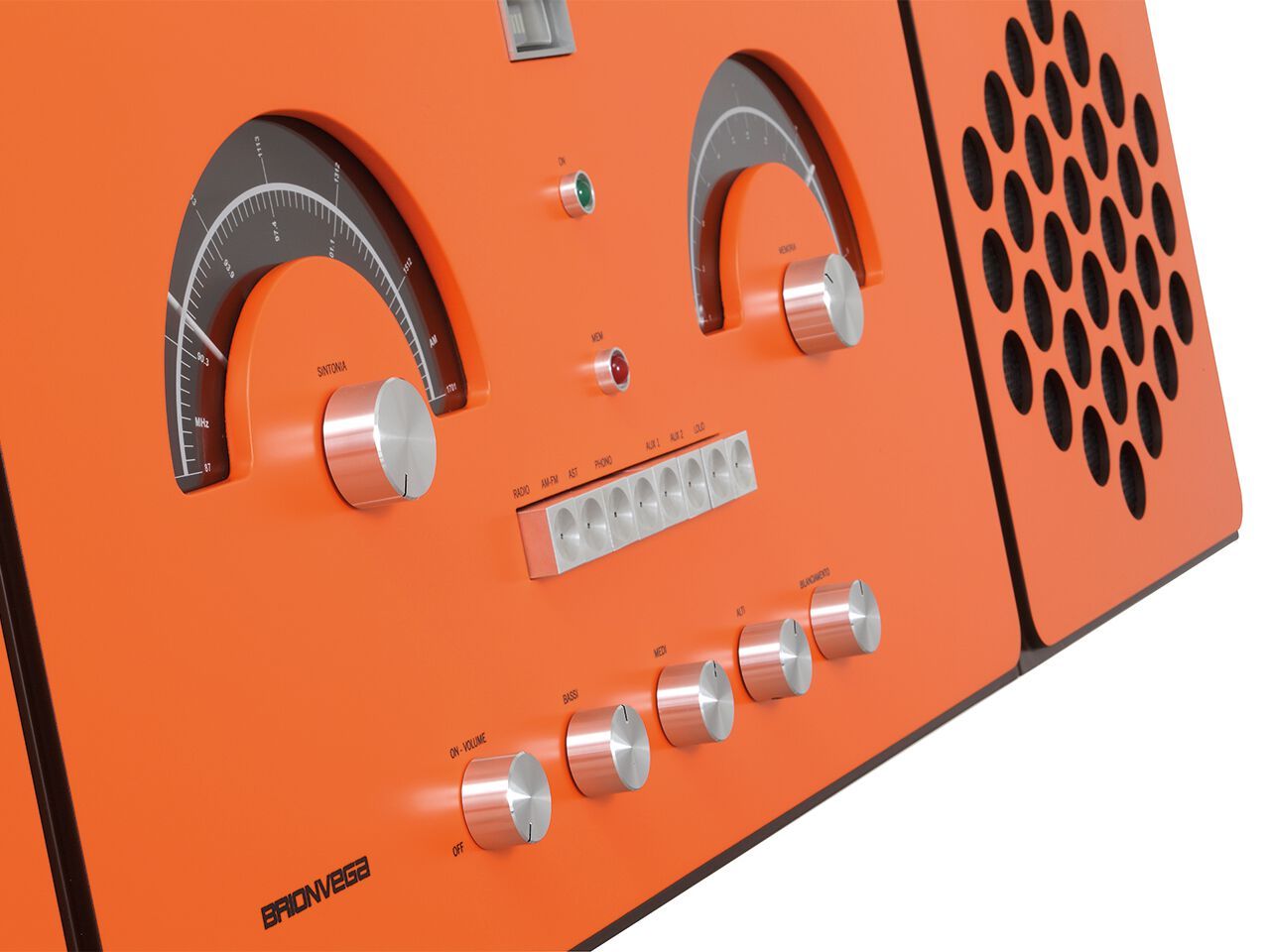 AM/FM-радио и проигрыватель с усилителем Brionvega RADIOFONOGRAFO RR226 ARCH-00080672 - Вид №5
