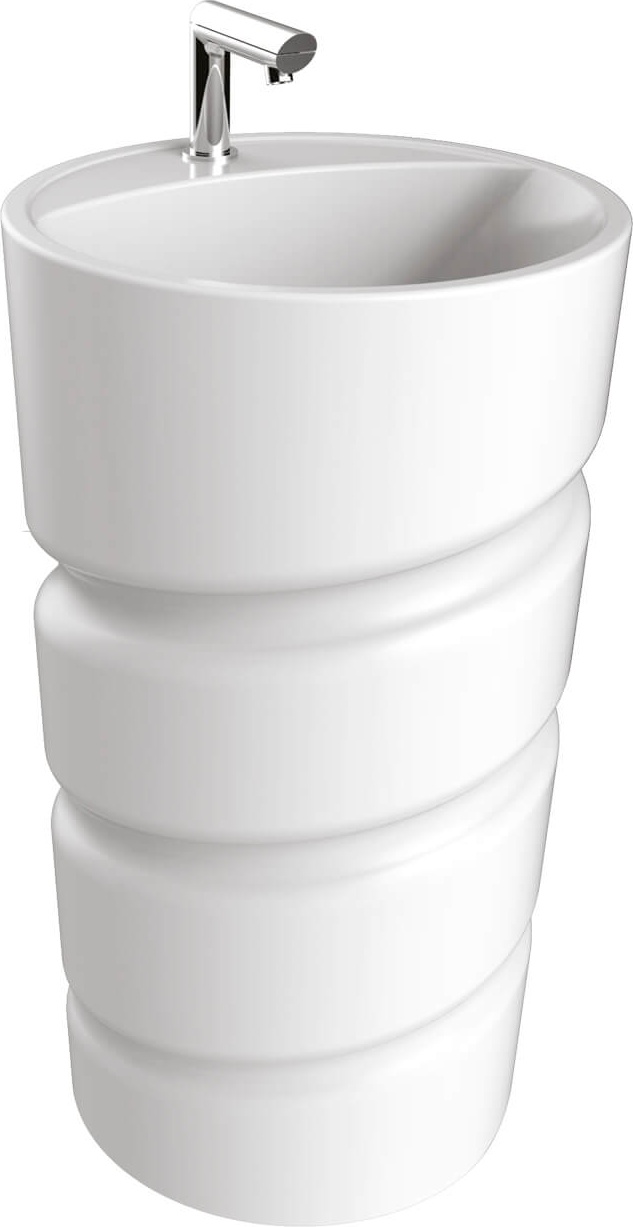 CL084-00CB00E-0000 Раковина моноблок с отверстием для смесителя CL084.00000 Creavit 