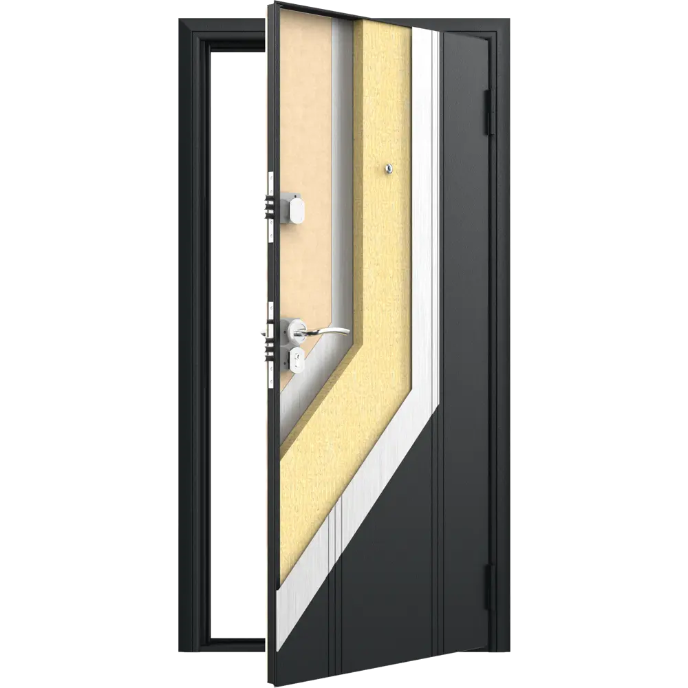Дверь входная металлическая Оптим 88x205 см правая венге 88946702 STLM-2139589 DOORHAN  - Вид №6