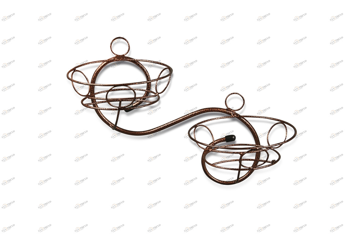 Подставка для цветов Volna медь SHEFFILTON ПОДСТАВКИ ДЛЯ ЦВЕТОВ 015007 Медный 