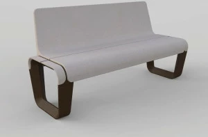 Manufatti Viscio Реконструированная каменная скамья со спинкой Key