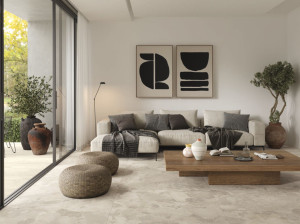 Напольная / напольная плитка из керамогранита для внутреннего и наружного применения с эффектом камня