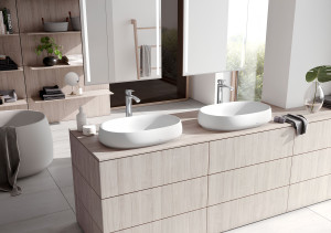 Овальная столешница из галалата