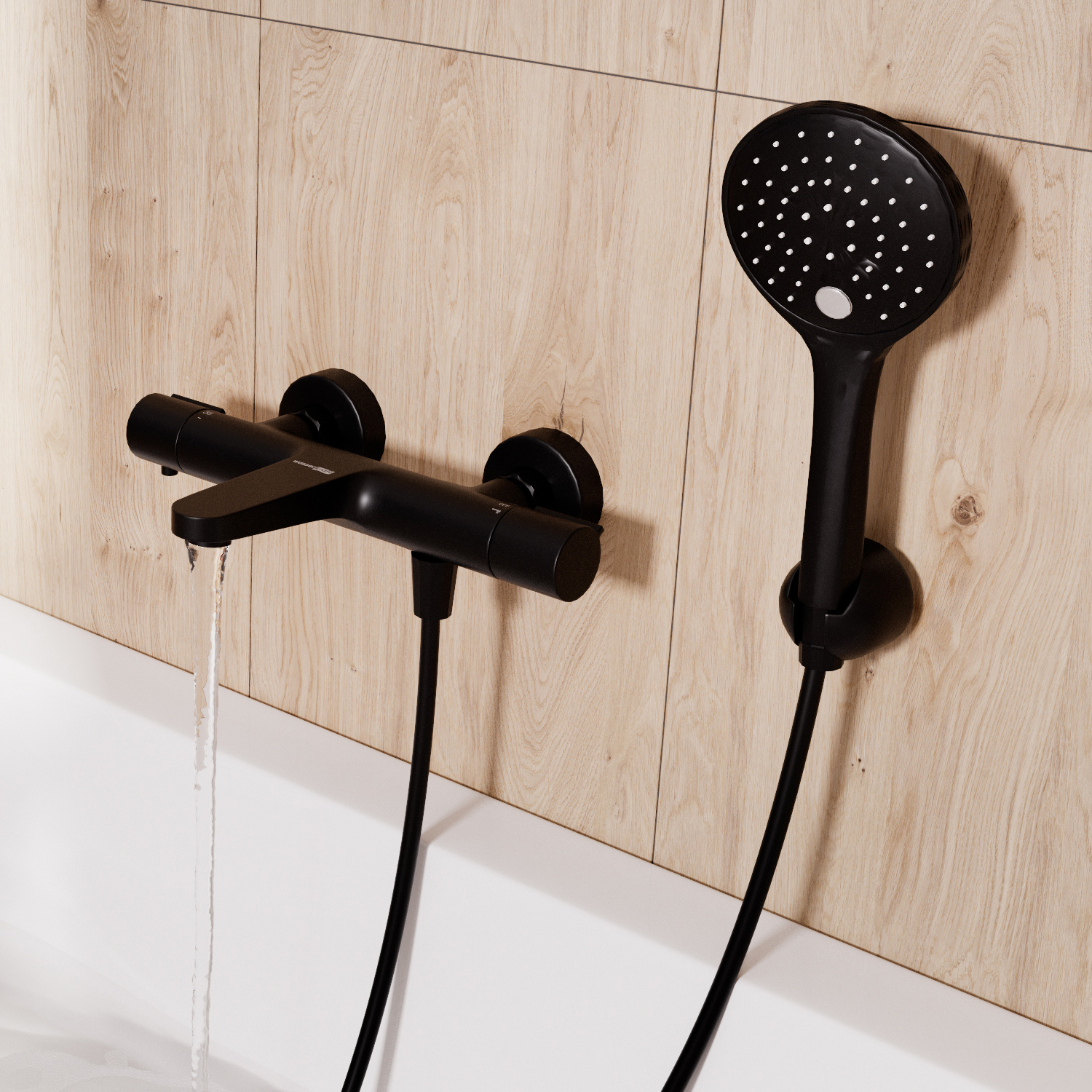 7411 Thermo Elbe Термостатический смеситель для ванны WasserKRAFT Elbe 7400  - Вид №3