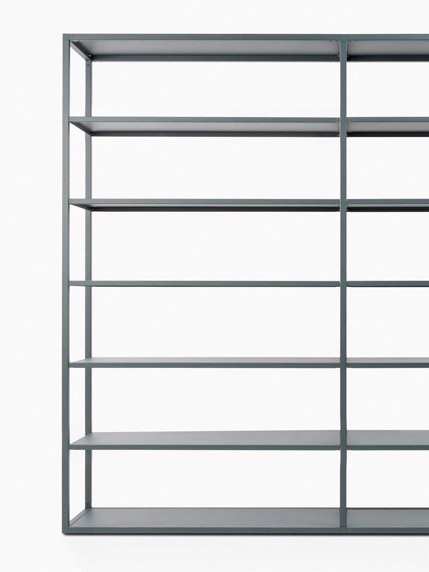 ONDARRETA Модульный двухсторонний книжный шкаф из металла Dry sun-id-1471629 - Вид №1