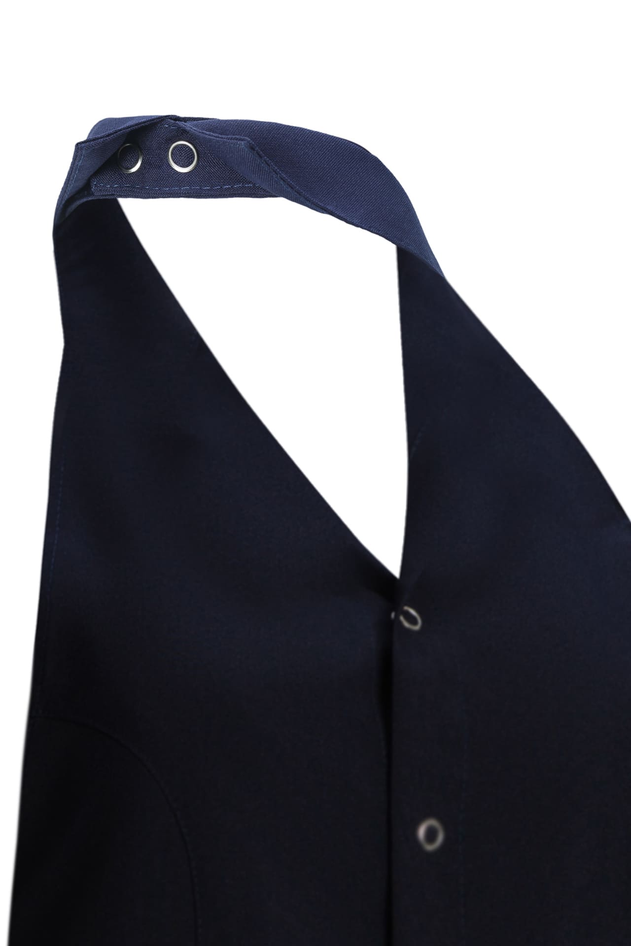 60721 Фартук с воротничком dark blue (темно-синий) DAKOTA  Одежда для горничных и уборщиц  размер  - Вид №3