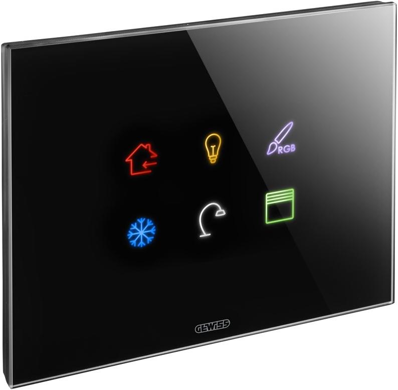 GEWISS Стеклянная кнопочная панель Home & building automation sun-id-1388007 - Вид №1