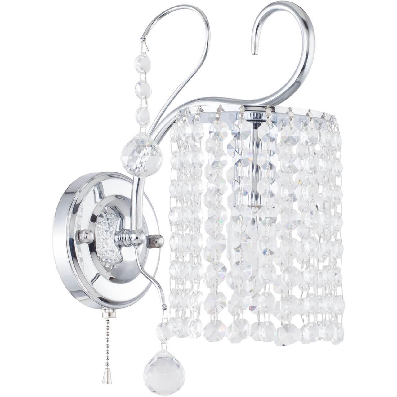 Бра хрустальное хром Leona FR1127-WL-01-CH FREYA LEONA 00-3928150 Прозрачный;хром  - Вид №2