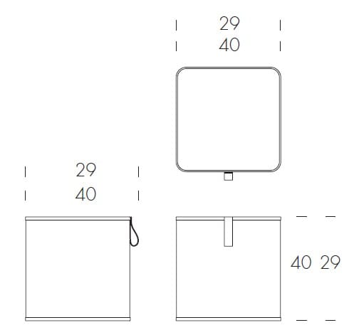 Венский соломенный контейнер Tonin Casa ARCH-00139034 - Вид №2
