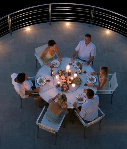 Royal Botania Круглый садовый стол с ленивой сьюзан O-zon sun-id-1401300 - Вид №5