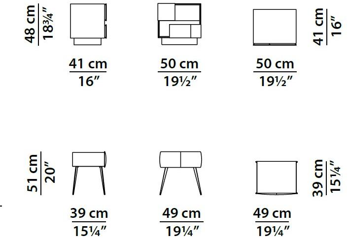 BAXTER Прямоугольная тумба Memo sun-id-1381312 - Вид №3