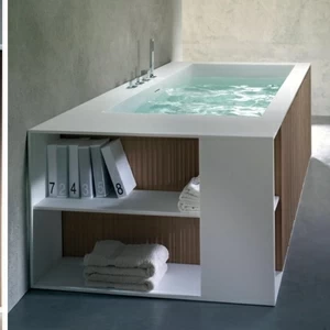 Ванна напольная с гидромассажем и панелями Veer 210 см