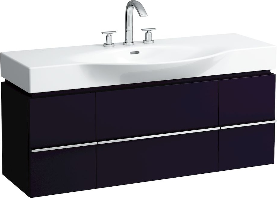 H4013020755481 Шкафчик под раковину, для раковин 811704, 812704, 2 выдвижных ящика с 2 дверцами, 2 стеклянные полки LAUFEN PRO - Вид №27