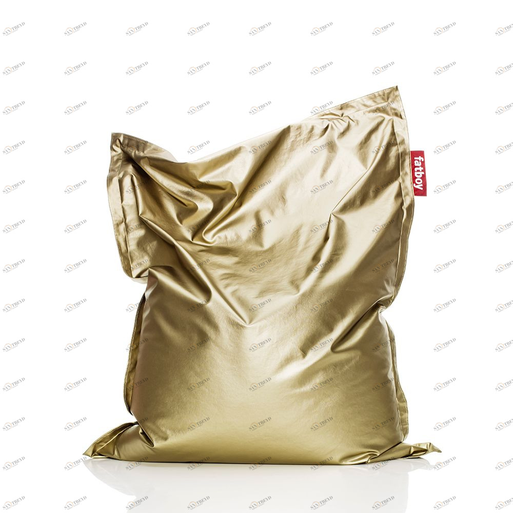 Кресло-мешок Fatboy the original глянцевое золотистое 9000125