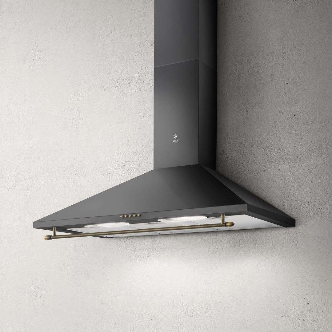 TAMAYA RAIL ANBR/A/90-PRF0057591B Вытяжной шкаф / пристенная, 90 см, 650 м3/ч, антрацит + бронза Elica 