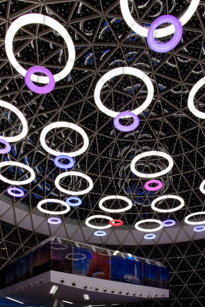 Martinelli Luce Светодиодный подвесной светильник из полиэтилена с диммером Circular pol 2057 - Вид №11