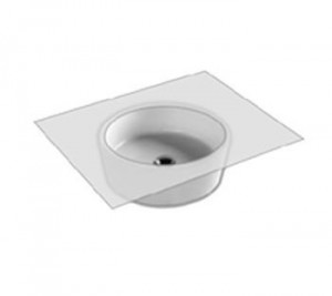 YXSP Happy Hour 07:15 Раковина, устанавливаемая под столешницу Hatria