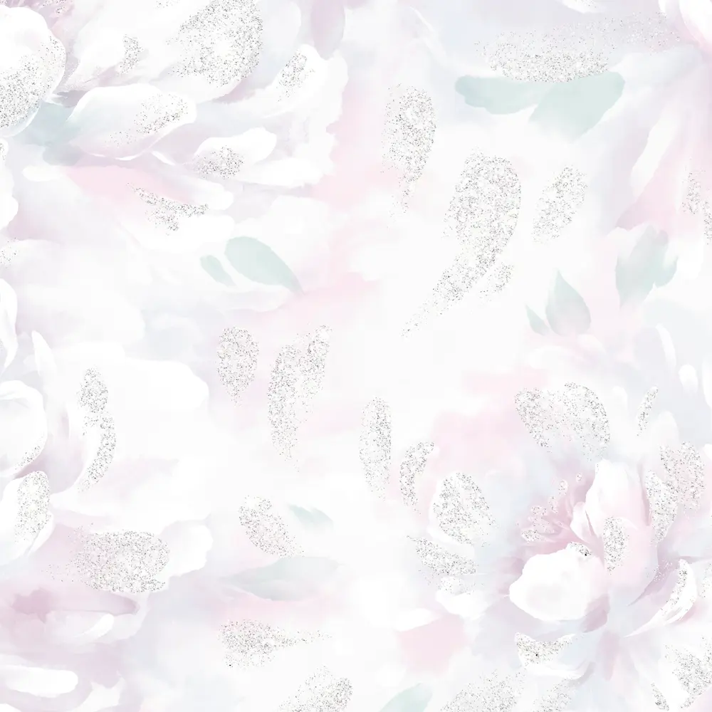 Обои флизелиновые WallSecret Grand Fleur белые 1.06 м 8622-10 Grande Fleur STLM-2070807 - Вид №1