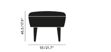 Тканевая мягкая подставка для ног Tom Dixon Wingback ARCH-00021737 - Вид №1