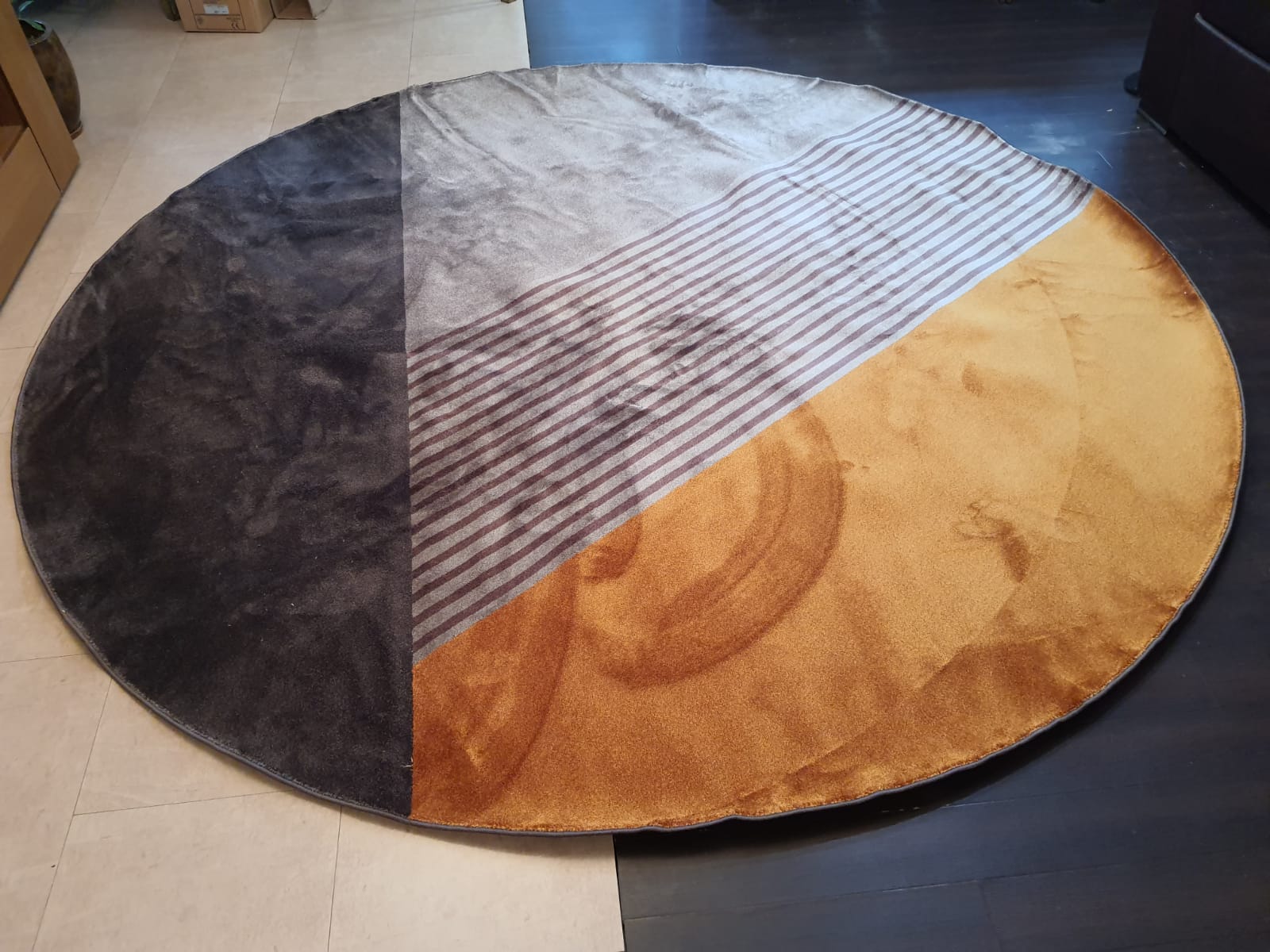 PROF Ковер в наличии из полиамида круглый диаметр 3 метра U0280S - Вид №13