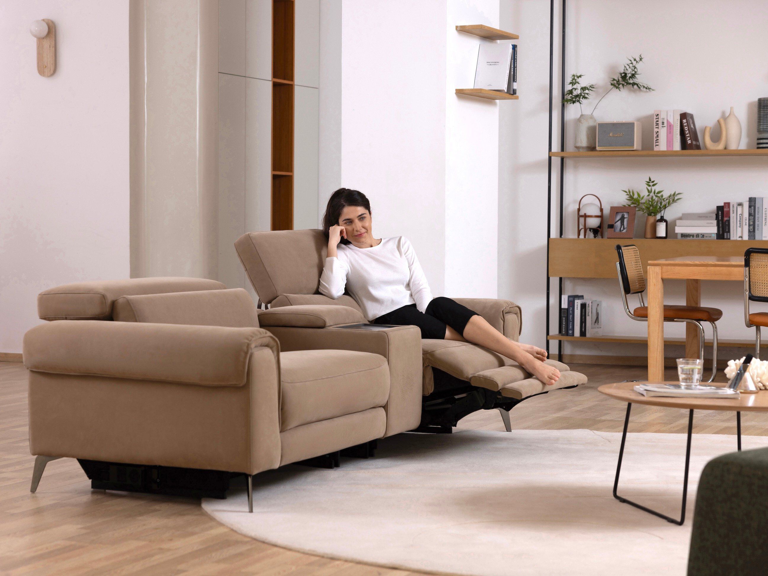 2 местный домашний кинотеатр ткань диван Sofanella Visso ARCH-00117113 - Вид №4