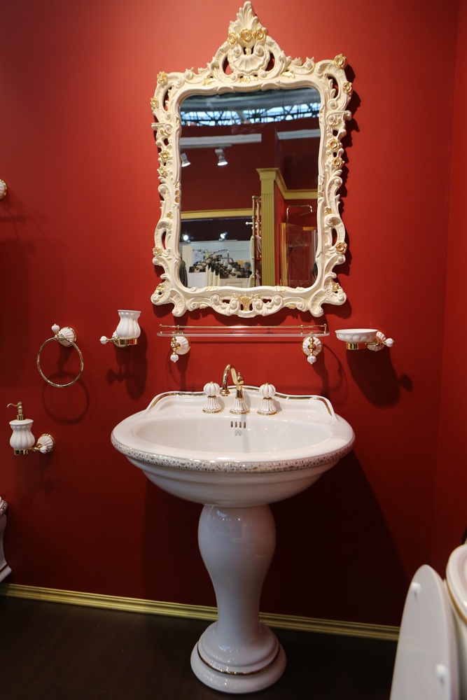 ML.MLD-25.773.d2 Подвесная раковина настенная круглая Migliore  золотая  - Вид №2