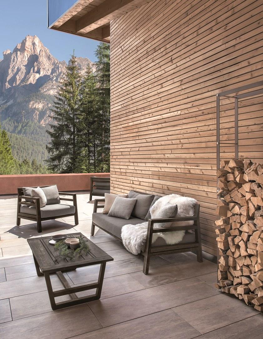 Ethimo Прямоугольный столик для сада из тика Costes Cotr0100 - Вид №8