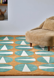 Шерстяной ковер ручной работы