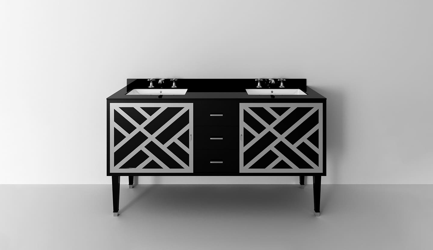 Деревянная двойная раковина с дверцами Park Avenue CORA 3S ARCH-00139415 - Вид №3