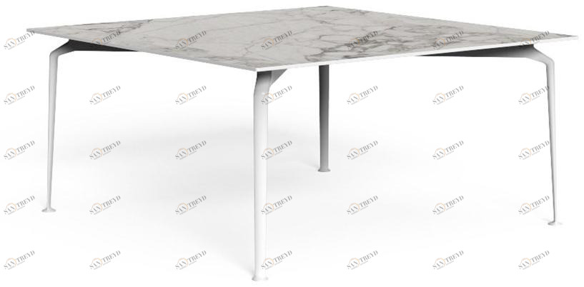 Talenti Квадратный садовый стол из керамогранита Cruise alu sun-id-1441914