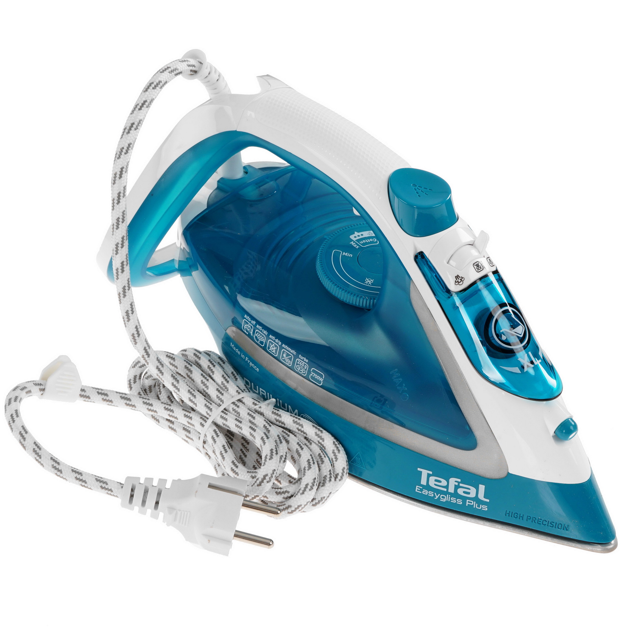 9983009 Утюг Tefal Easygliss Plus FV5772E0 бирюзовый STDN-0059750 - Вид №5