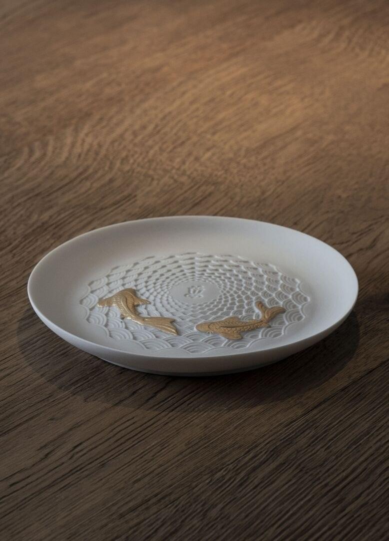 Lladró Фарфоровая тарелка Koi 01009458 - Вид №1