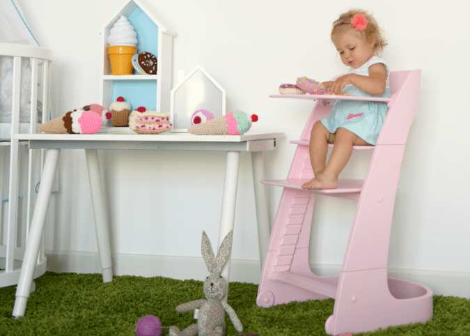 Стульчик-трансформер розовый Chair ELLIPSE ELLIPSECHAIR 257743 Розовый Santreyd  - Вид №3