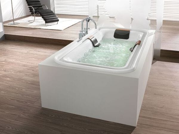 Встраиваемая акриловая прямоугольная ванна с гидромассажем HOESCH Ergo+ ARCH-00097167 - Вид №1