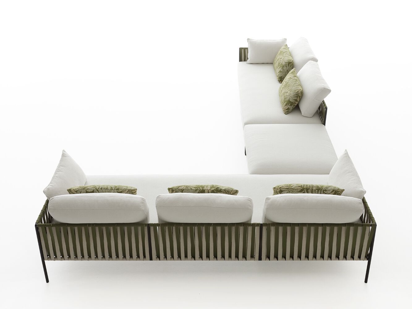 Ткань квадратный сад пуфик Nodo Italia Zip ARCH-00077827 - Вид №3