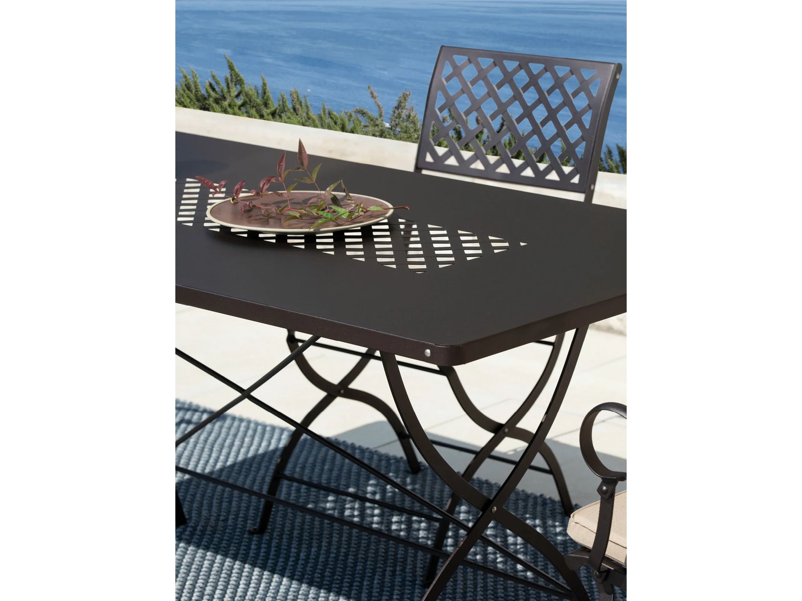 Металлический складной прямоугольный садовый стол Vermobil Springtime ARCH-00128987 - Вид №5