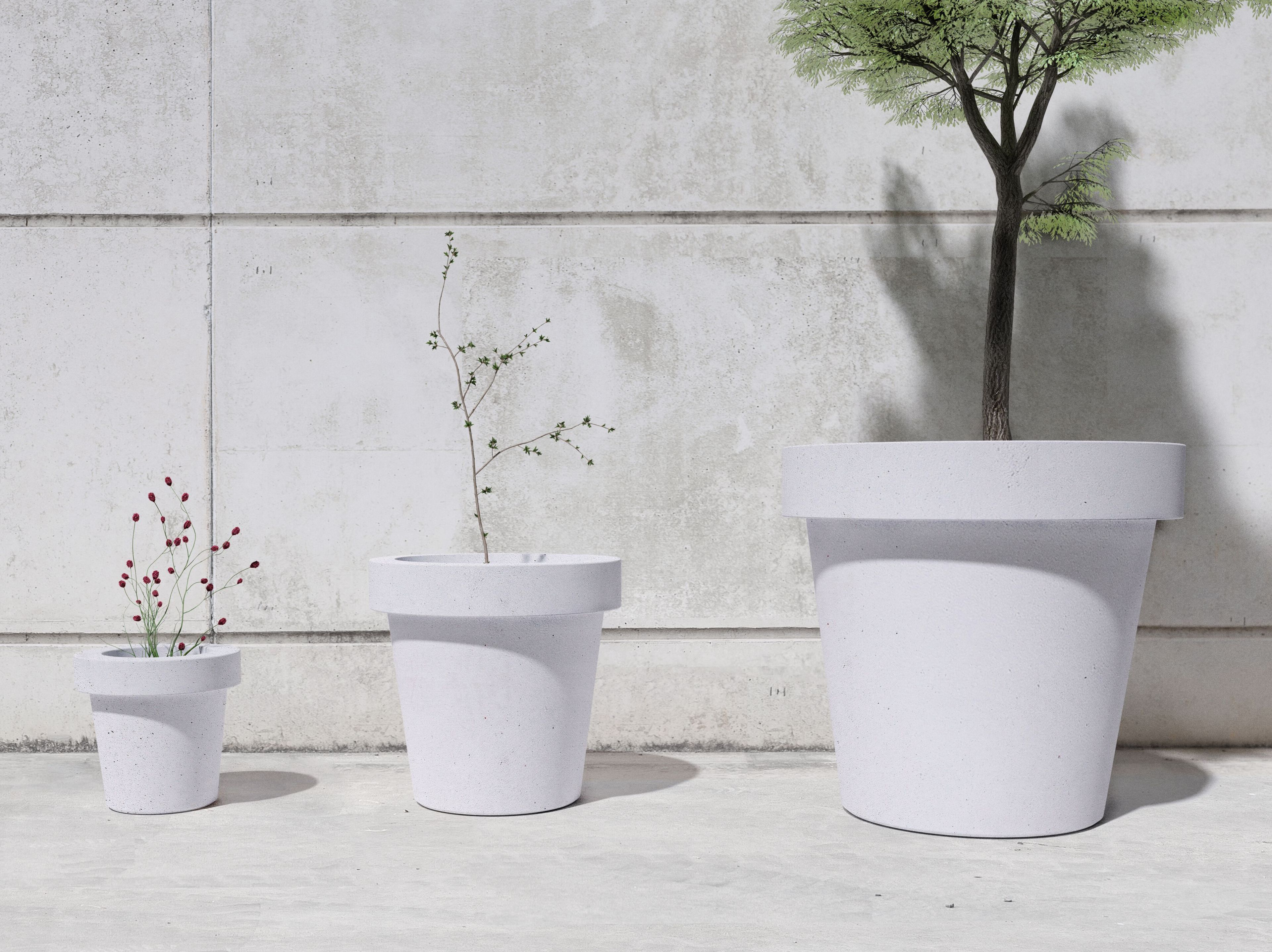 Круглый бетонный плантатор SIT BASIC ARCH-00146826 - Вид №10