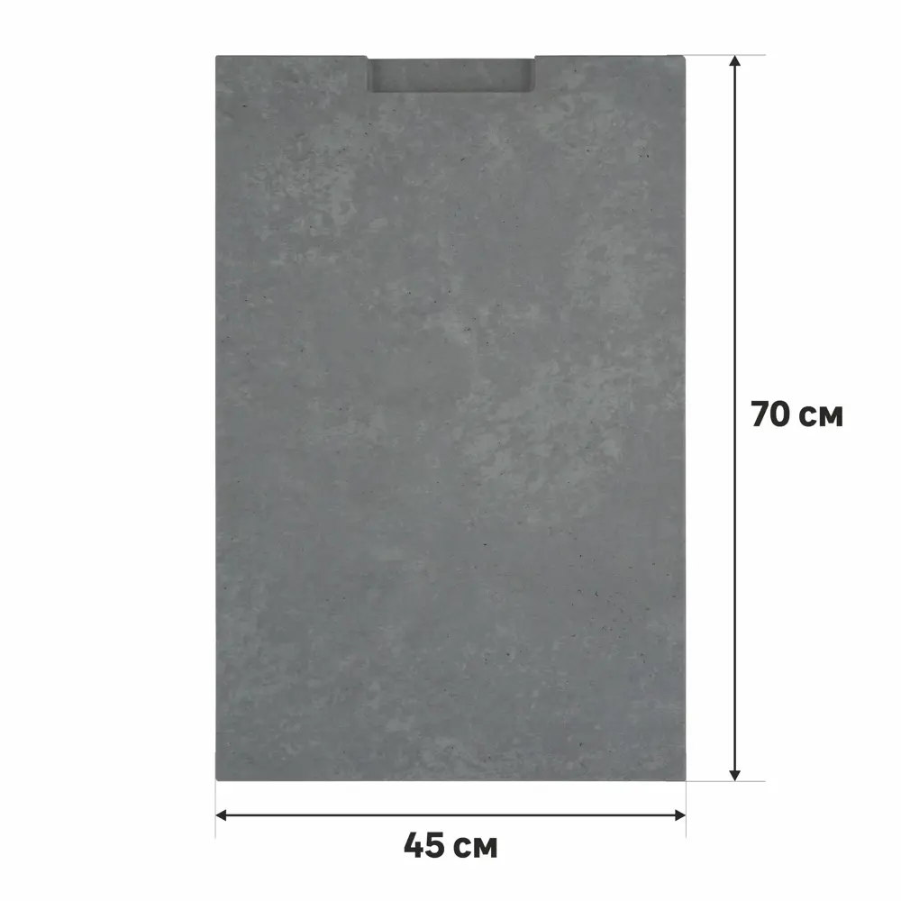 Фасад для кухонного шкафа Берлин 45x70 см Delinia МДФ цвет серый 82142297 STLM-2048969 - Вид №1