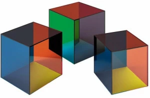 Cappellini Журнальный столик из цветного стекла