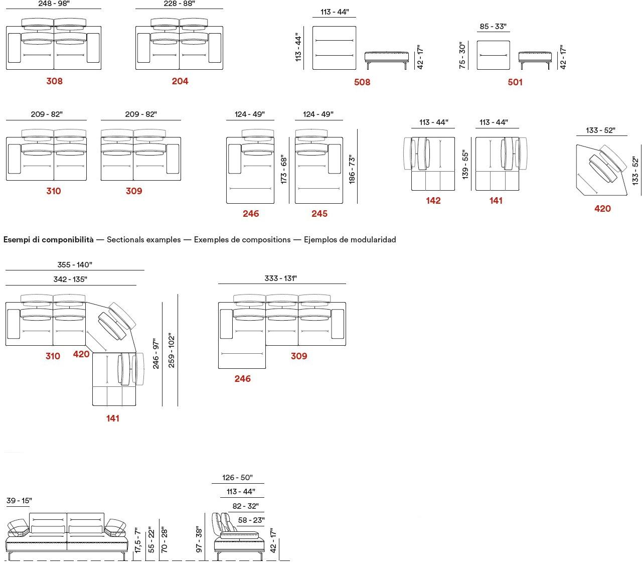 Max Divani Секционный кожаный диван sun-id-1486723 - Вид №5