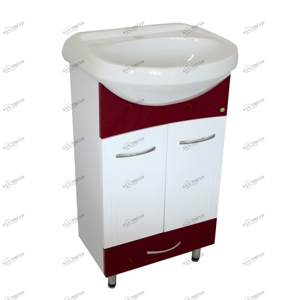 Тумба Браво 50 - Стиль бордовый с ящик. (К) 11900 VAKO 232312