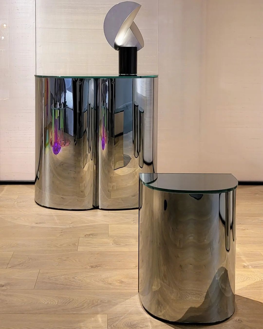 Прикроватная тумбочка из хрусталя Glas Italia Oltralpe ARCH-00046807 - Вид №3