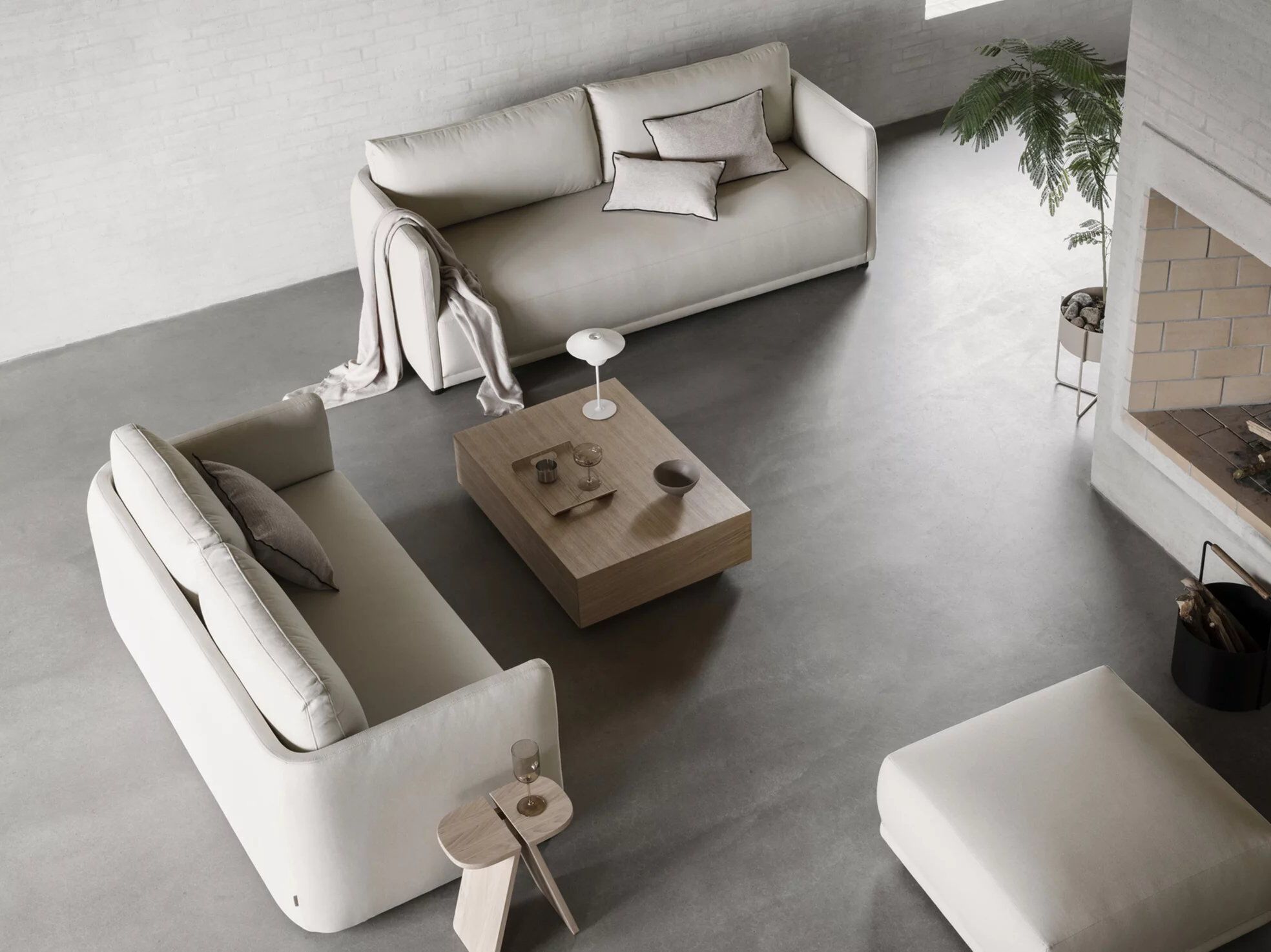 Круглая стальная плантатор с порошковым покрытием blomus Kena ARCH-00036330 - Вид №8