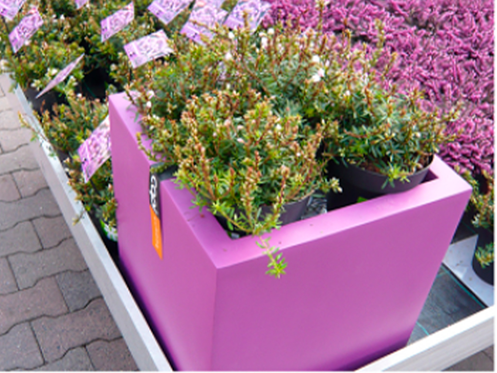 Кашпо коллекции "Ардена" АD-01-45 100/100/40 ГеоПластБорд GPBST-86 - Вид №5