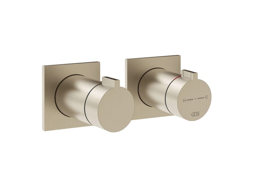Хром латунь термостатический смеситель для душа Gessi обратный ARCH-00116365