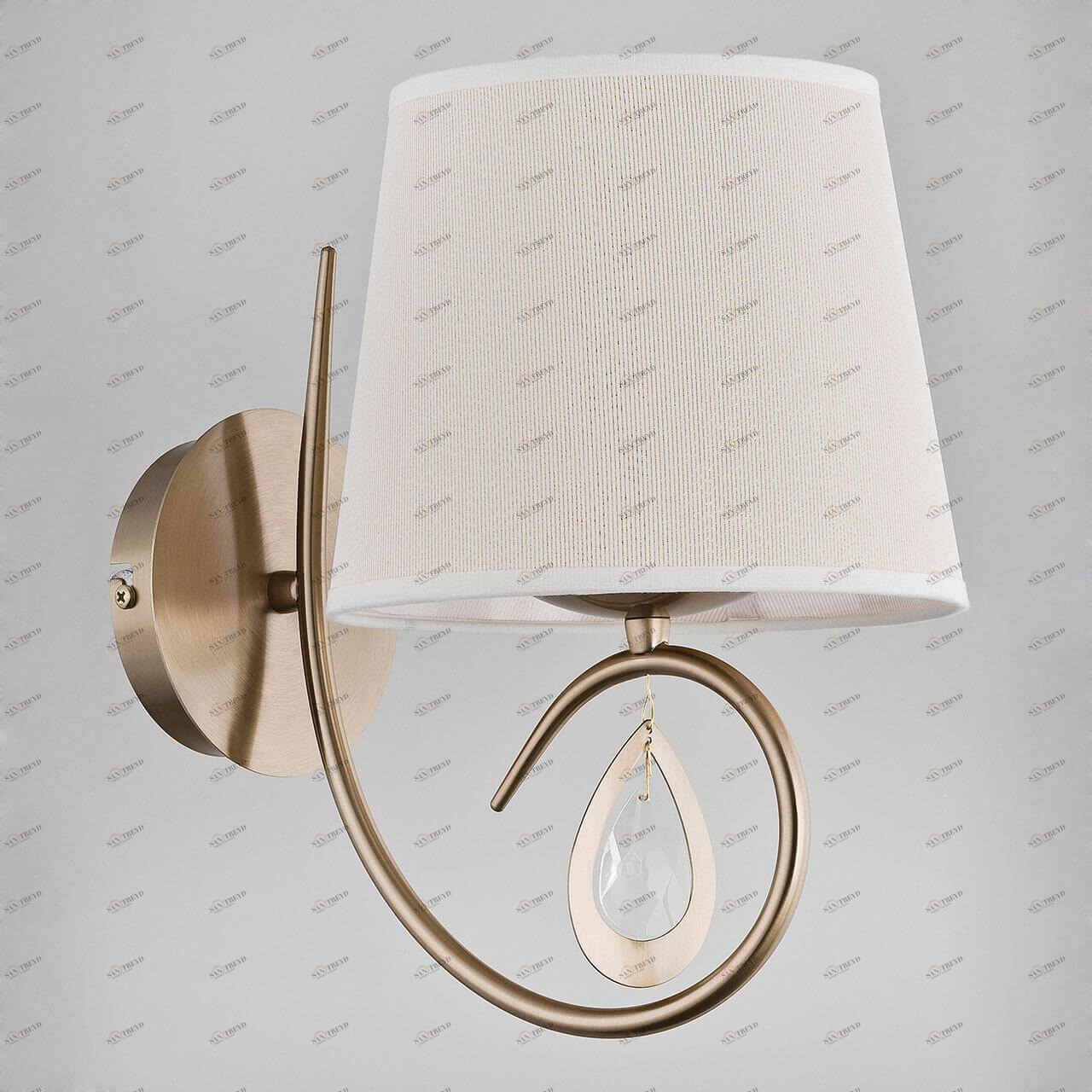 Бра настенное бежевое Alfa Izyda 22050 ALFA IZYDA 00-3928255 Бежевый 