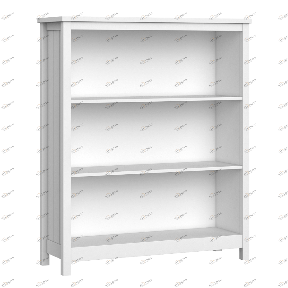 Стеллаж открытый белый Wood М ELLIPSE ELLIPSE WOOD 00-3951332 Белый Santreyd 