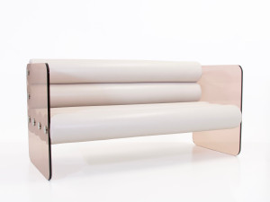 2-местный веганский кожаный диван